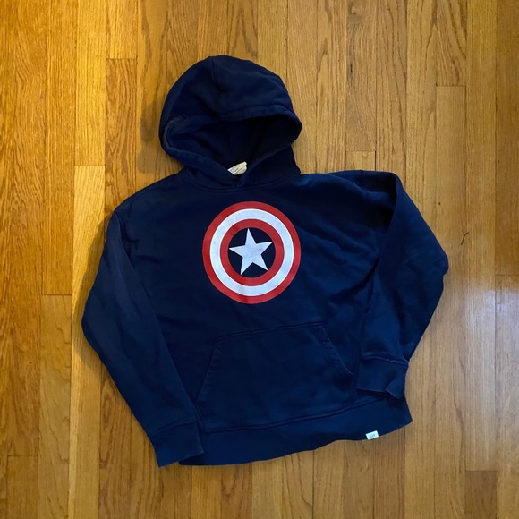Captain America hooded sweatshirt - Picture 1 of 4